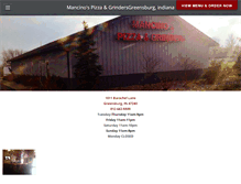 Tablet Screenshot of mancinosgreensburg.com